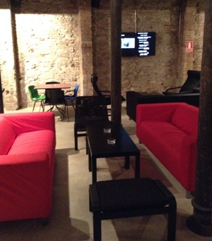 Main lounge at club 420 Barcelona