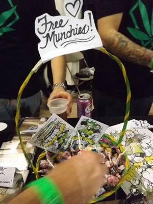 Free munchies at the High Times Cannabis Cup in Denver