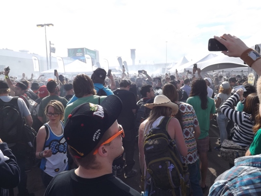 Haze of smoke at the High Times Cannabis Cup
