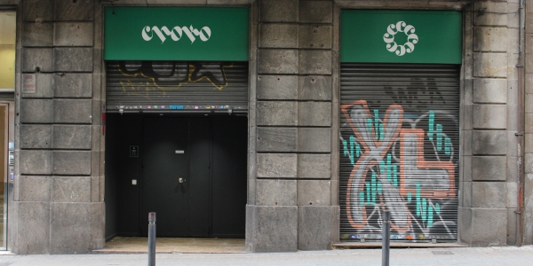 Front Entrance to Choko cannabis club Barcelona