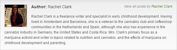 Rachel Clark bio for MarijuanaGames