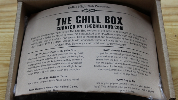 Dollar High Club The Chill Box