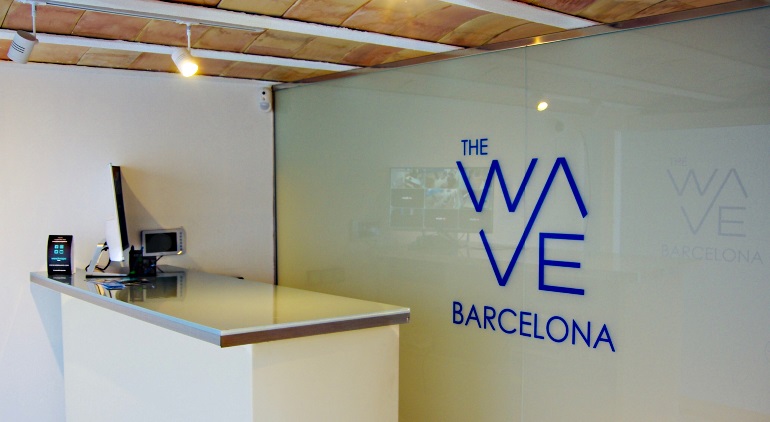 Reception Desk at The Wave Barcelona