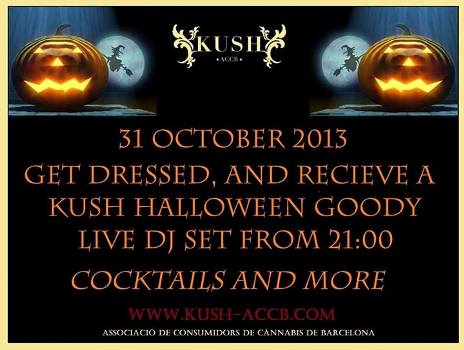 Kush Halloween Celebration in Barcelona