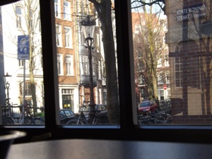 View from one of the tables at Solo in Amsterdam