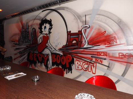 Betty Boop Cannabis Club in Barcelona