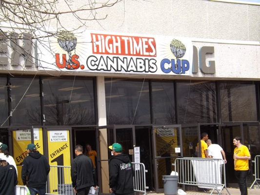 The Entrance to the 2014 High Times Cannabis Cup