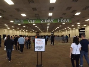 Main lobby at the Cannabis Cup