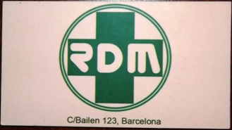Membership card for RDM coffee shop in Barcelona