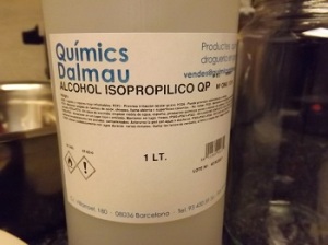 Isopropyl Solvent for making cannabis oil