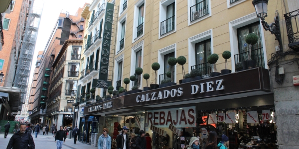 Cool street scene in Madrid