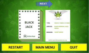 Cannabis Strain Flash Cards Image