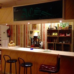 ACS cannabis club bar area