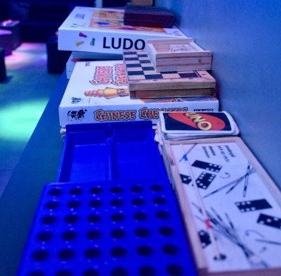 Games at Creme de le Creme weed club BCN