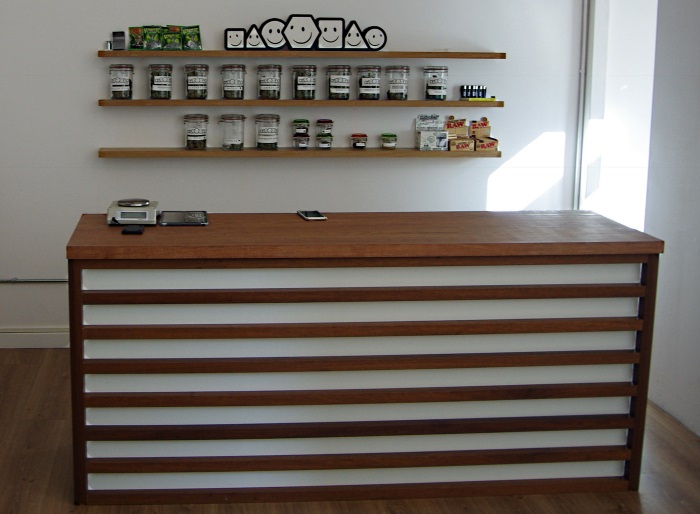 Marijuana dispensary at Tresor Cannabis Club Barcelona