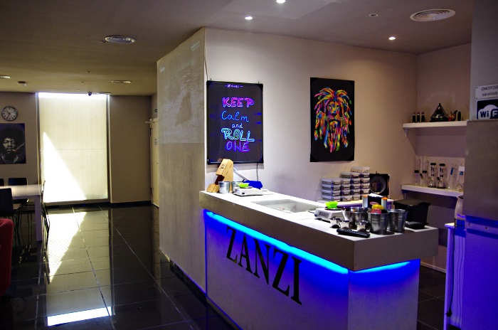 The Zanzi Cannabis Club in Barcelona