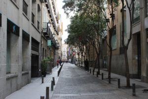 A seemingly quiet street in Madrid could host many cannabis clubs