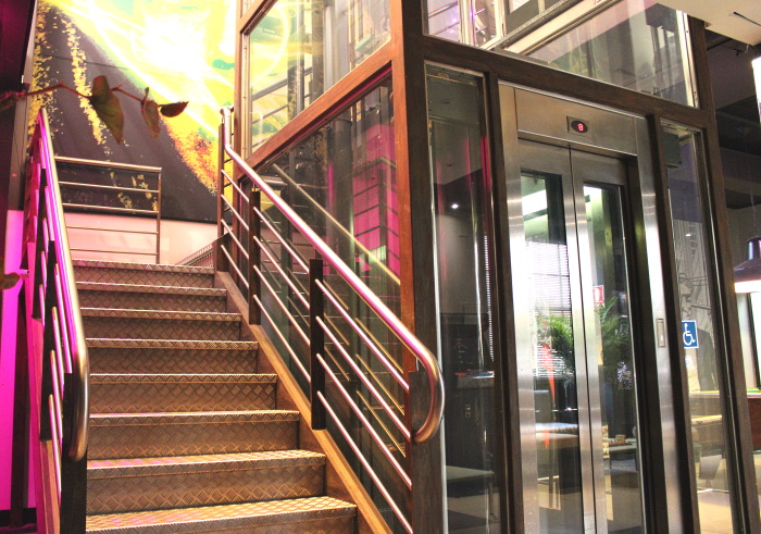 A huge elevator for those members who required wheelchair access