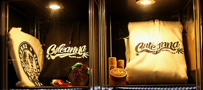 Part of the merchandising of Culcanna private smoking club