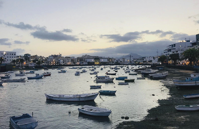 El Charco de San Gines located in Arrecife, the capital of the island of Lanzarote