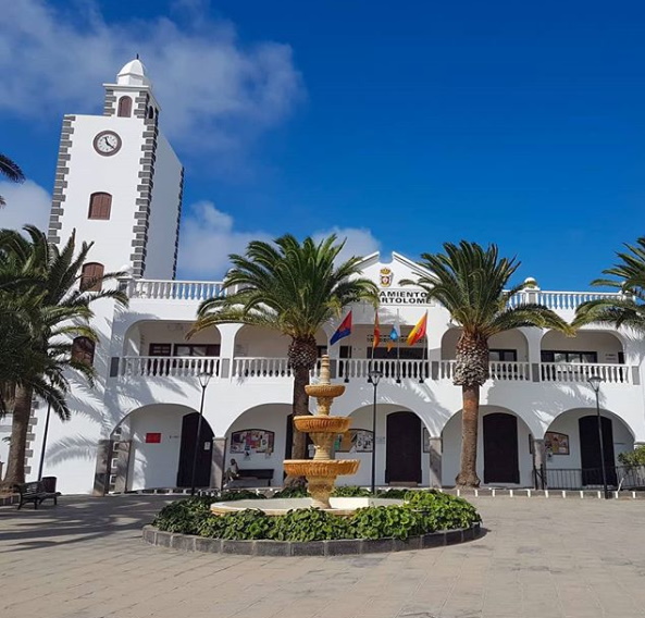 San Bartolome area in Lanzarote Spain