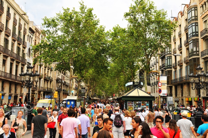 Las Ramblas in Barcelona