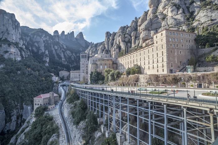 Montserrat outside Barcelona