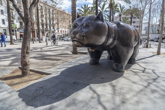 Rambla del Raval is a cool place to smoke marijuana in Barcelona