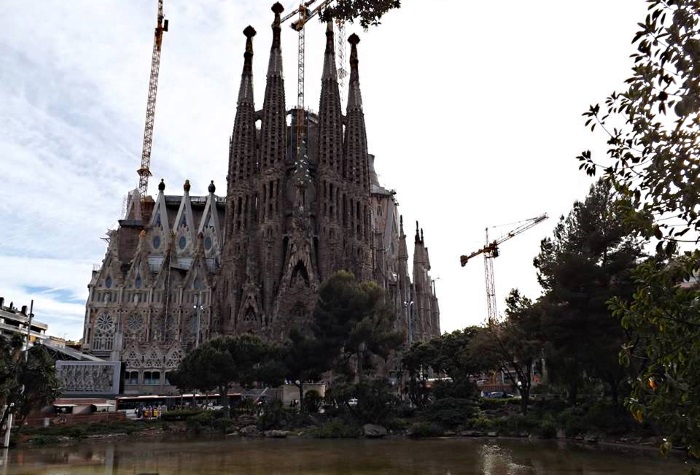 Sagrada Familia in Barcelona Spain - another weed tourist attraction